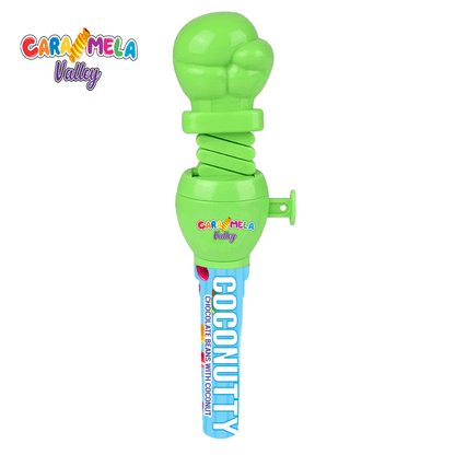 Candy Toy plastic retractable fist toy with candy for kids battle playing