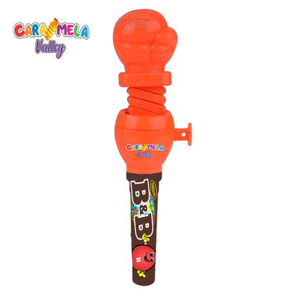 Candy Toy plastic retractable fist toy with candy for kids battle playing