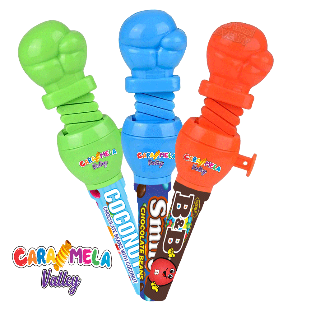 Candy Toy plastic retractable fist toy with candy for kids battle playing