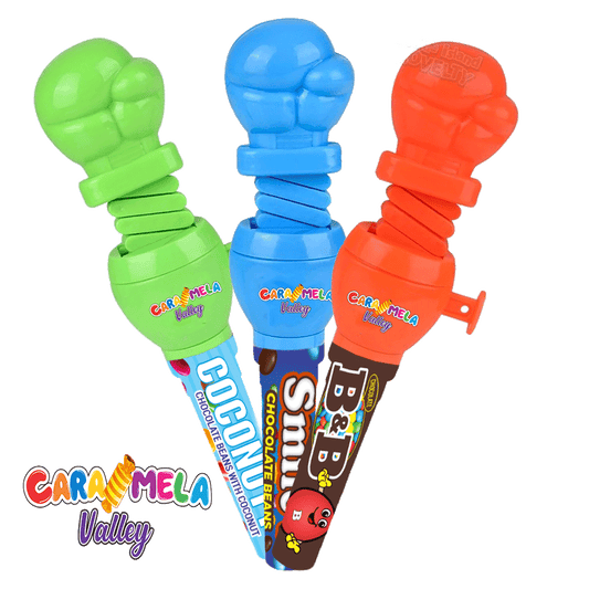 Candy Toy plastic retractable fist toy with candy for kids battle playing