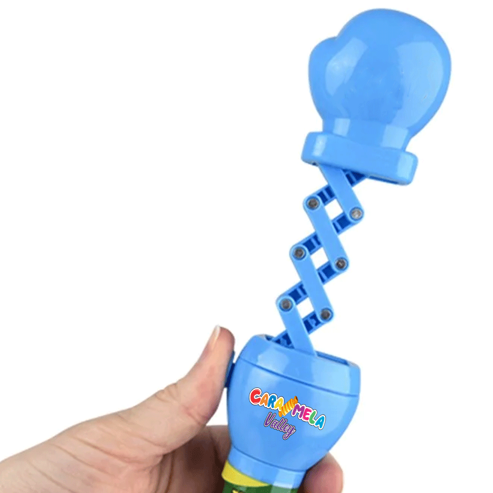 Candy Toy plastic retractable fist toy with candy for kids battle playing